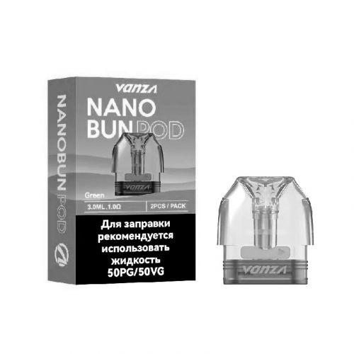 Картриджи VANZA Nano Bun Pod 1.0 Ом ( прозрачный) Картриджи VANZA Nano Bun Pod 1.0 Ом ( прозрачный)