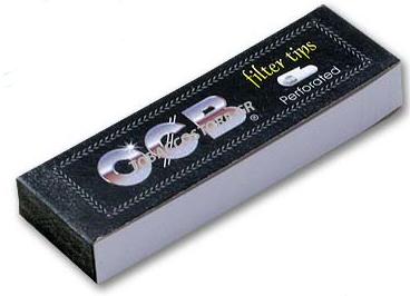 Бумажные фильтры для самокруток OCB Filter Tips Perforated (черные) - (50 шт.) Бумажные фильтры для самокруток OCB Filter Tips Perforated (черные) - (50 шт.)