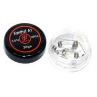 Набор спиралей Kanthal A1 0.8 Ом 10шт в пл.кор