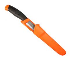 Нож Morakniv Companion F Orange с оранжевыми накладками