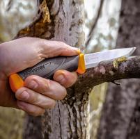 Нож Morakniv Companion F Orange с оранжевыми накладками
