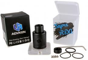 Обслуживаемый атомайзер ADVKEN, Supra RDA, Черный