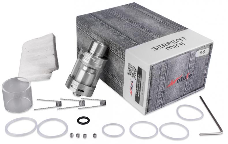 Обслуживаемый атомайзер WotofoTech, Serpent Mini RTA, Стальной