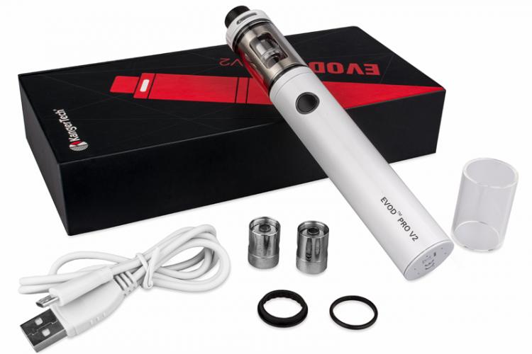 ЭС Kanger eVod Pro-V2, Micro USB, 2500 mAh, Белый
