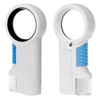 Лупа Kromatech ручная круглая 8х, 44 мм, с фонариком и подсветкой (1 LED), белая TH-7010 Лупа Kromatech ручная круглая 8х, 44 мм, с фонариком и подсветкой (1 LED), белая TH-7010