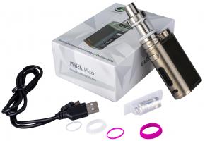 Бокс Мод Eleaf iStick Pico Kit Melo 3 Mini, TCR, 18650, 75W, Полностью Стальной