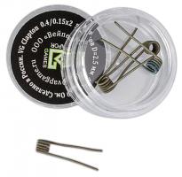 Спирали VaporGames, Clapton Coil, VG edition, O 0,4(0,15*2) мм, 0,59 Ом, Тубус
