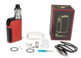 Бокс Мод Tesla Three, Carrate 24 RTA, kit, 5000 mAh, 150W, Красный