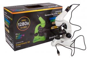 (RU) Микроскоп Levenhuk Rainbow D50L PLUS, 2 Мпикс, Moonstone\Лунный камень