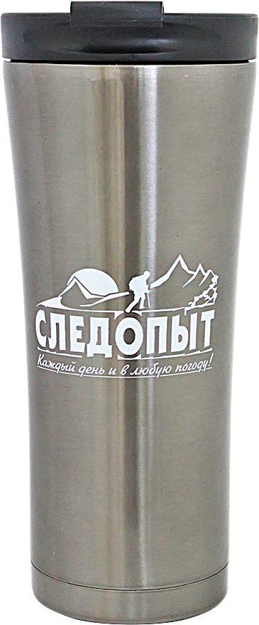 Термокружка (тамблер) "СЛЕДОПЫТ", нерж. сталь, 500 мл PF-CWS-P67