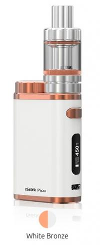 Стартовый комплект Eleaf iStick Pico 75W с клиромайзером 2.0мл Melo 3 Mini (белый с бронзой)