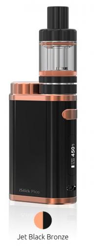 Стартовый комплект Eleaf iStick Pico 75W с клиромайзером 2.0мл Melo 3 Mini (черный с бронзой)