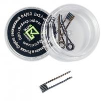 Спирали VaporGames, Clapton Coil, O 0,5*0.2 мм, 0,43 Ом, Тубус Спирали VaporGames, Clapton Coil, O 0,5*0.2 мм, 0,43 Ом, Тубус