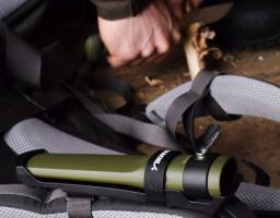 Нож Morakniv Kansbol, нержавеющая сталь, прорезиненная ручка, цвет зеленый, ножны c креплением