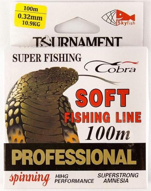 Леска  "Cobra" 100 м*10шт  0.30 мм, 8.6 кг
