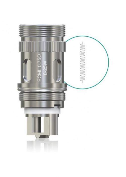 Сменный испаритель Eleaf iJust 2/S/Melo/Melo 2/Melo 3 ECML (8W-25W) 0.75 Ом 1шт.