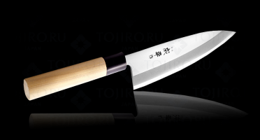 FC-73, Нож Деба Fuji Cutlery Narihira, 180 мм, сталь Мо-V, рукоять дерево, #9000 (10225030/220413/0002953)