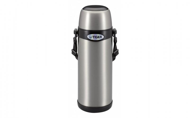 Термос классический Tiger MBI-A080 Clear Stainless, 0.8 л(нержавеющая сталь, цвет серебристый с черным, горловина 4,5см,