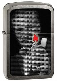 Зажигалка ZIPPO 1941 Replica™, латунь с покрытием Black Ice®, чёрная, глянцевая, 36х12x56 мм Зажигалка ZIPPO 1941 Replica™, латунь с покрытием Black Ice®, чёрная, глянцевая, 36х12x56 мм