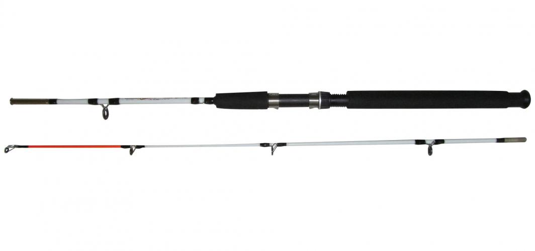 Спиннинг штекерный стеклопластик CROCODILE 240см/2 секции/100-250г / "Chengxu"