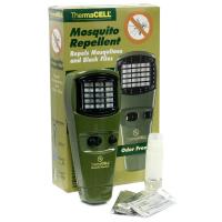Прибор противомоскитный Thermacell (цвет оливковый, состав: прибор + 1 газовый картридж + 3 пластины)
