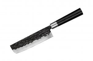 SBL-0043/K Нож кухонный "Samura BLACKSMITH" накири 168 мм, AUS-8, микарта