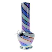 Бонг цветной, "Вихрь" синий стекло 25х10х10 см   2304352 Бонг цветной, "Вихрь" синий стекло 25х10х10 см   2304352