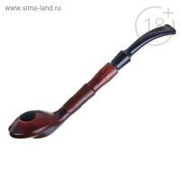 Трубка классическая с рифленым мундштуком, "Капля"