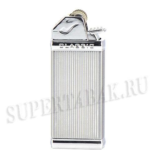 Зажигалка трубочная EuroJet 257010 Classic - Хром (Кремниевая)